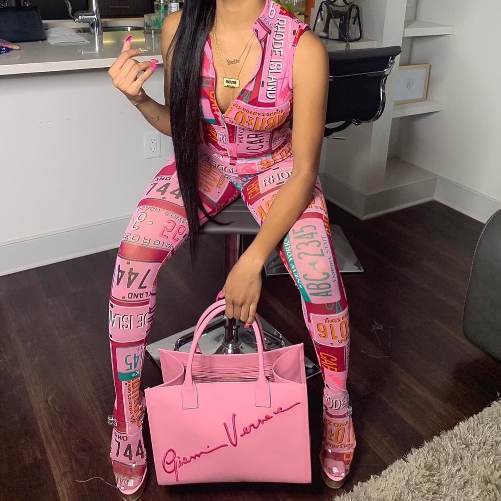 License Plate Barbie Outfit